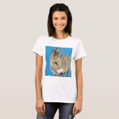 Vriendelijke Ezel Schilderij T-shirt (Voorkant volledig)