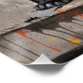 Vriendelijke Franse Bulldog Puppy Honden 003 - Rai Perfect Poster (Hoek)