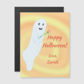 Vriendelijke geest, Happy Halloween magnetische ka (Voorkant / Achterkant)