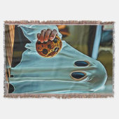 Vriendelijke geest met koekje deken (Voorkant)