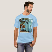 Vriendelijke geest met koekje t-shirt (Voorkant volledig)