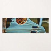 Vriendelijke geest met koekje yogamat (Voorkant (horizontaal))