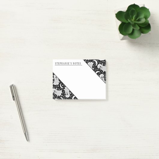 Vriendelijke geest zegt Boo Post-it® Notes (Kantoor)