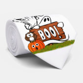 Vriendelijke geesten en vrienden - BOO! Stropdas (Opgerold)