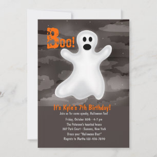 Vriendelijke Geesten Halloween Feest Uitnodiging