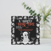 Vriendelijke Geesten Halloween Party of Haunted Ho Kaart (Staand voorkant)