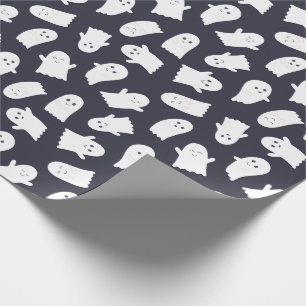 Vriendelijke Geesten Halloween Patroon Cadeaupapier