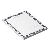 Vriendelijke Geesten Halloween Patroon Notitieblok (Schuin)