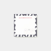 Vriendelijke Geesten Halloween Patroon Post-it® Notes (Voorkant)