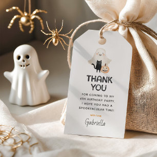 Vriendelijke Geesten Spooktacular Kids Bedankt Fav Cadeaulabel
