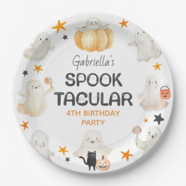 Vriendelijke geesten Spooktacular kinderverjaardag Papieren Bordje