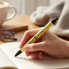 Vriendelijke Gele en Zwarte Hommels Inkt Pen