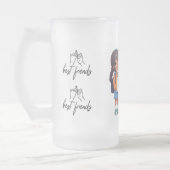 Vriendelijke glazen mok (Links)