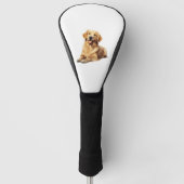 Vriendelijke Golden Retriever Smile - Trouwe Hond  Golfheadcover (Voorkant)