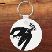 Vriendelijke Great Dane Sleutelhanger (Voorkant)