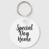 Vriendelijke Great Dane Sleutelhanger (Achterkant)