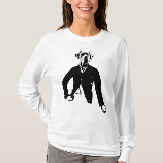 Vriendelijke Great Dane T-shirt (Voorkant)