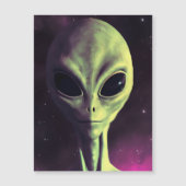 Vriendelijke grijze alien (Voorkant)