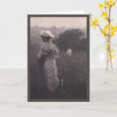 Vriendelijke groet kaart (Gele Bloem)