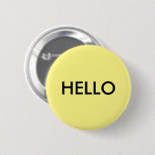 vriendelijke groet ronde button 5,7 cm (Voorkant /achterkant)