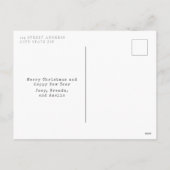 Vriendelijke groeten Kerstmis Cactus Feestdagenkaart (Achterkant)