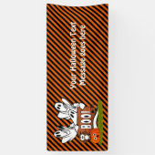 Vriendelijke Halloween geesten en vrienden Spandoek (Verticaal)