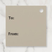 Vriendelijke Halloween Ghost Twins Bedankjes Labels (Achterkant)