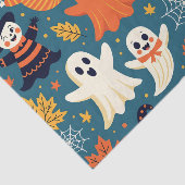 Vriendelijke Halloween Ghosts & Witches Herfst Bla Tissuepapier (Detail)