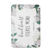 Vriendelijke Hart Fierce Mind Waterverf Bad Mat (Voorkant Verticaal)