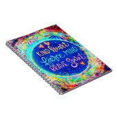 Vriendelijke Hart Inspirivity Inspirerend Plezier Notitieboek (Rechterzijde)