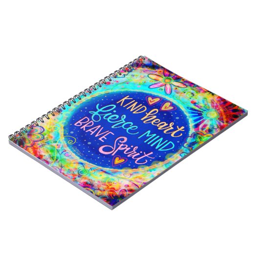 Vriendelijke Hart Inspirivity Inspirerend Plezier Notitieboek (Linkerzijde)