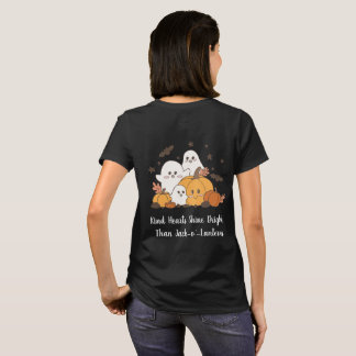 Vriendelijke harten schijnen helderder dan Jack-o' T-shirt