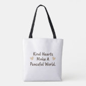 Vriendelijke Harten Tote Bag (Achterkant)