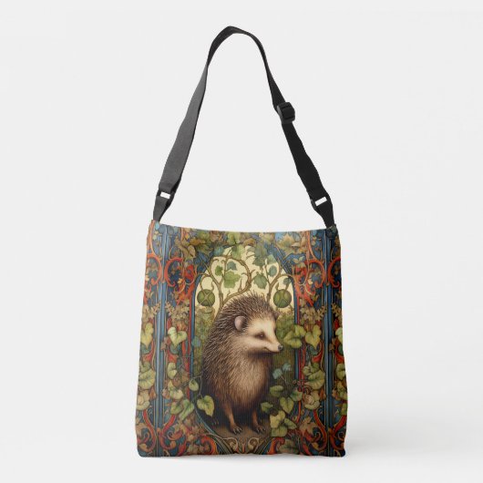 Vriendelijke Hedgehog Cross-body tas (Achterkant)