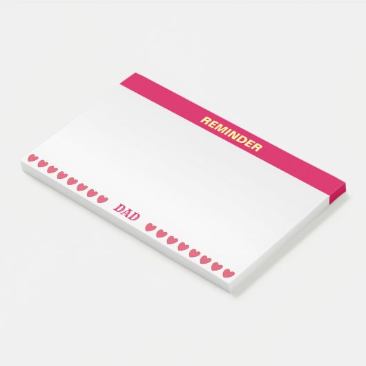 Vriendelijke herinnering post-it® notes (Schuin)