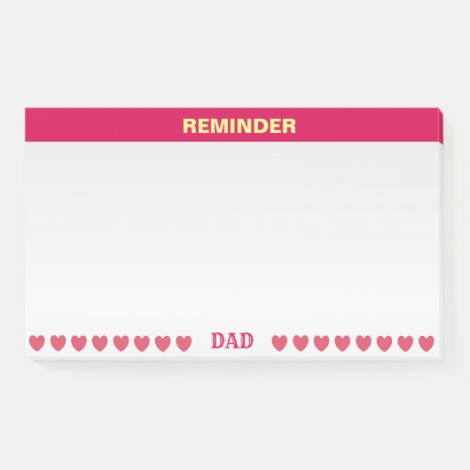 Vriendelijke herinnering post-it® notes (Voorkant)