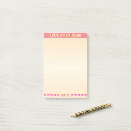 Vriendelijke herinnering post-it® notes (Op bureau)