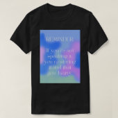 vriendelijke herinnering t-shirt (Design voorkant)