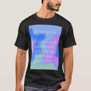 vriendelijke herinnering t-shirt