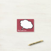 Vriendelijke herinneringen van je leraar! Persona Post-it® Notes (Op bureau)