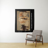 VRIENDELIJKE HOREN VAN UTAH, ONAQUI MOUNTAINS WANDKLEED (In situ)