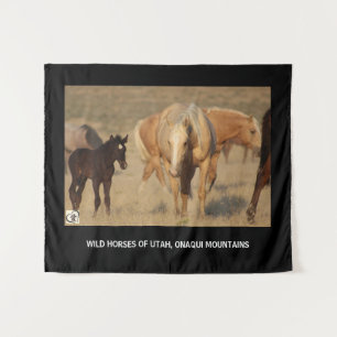 VRIENDELIJKE HOREN VAN UTAH, ONAQUI MOUNTAINS WANDKLEED