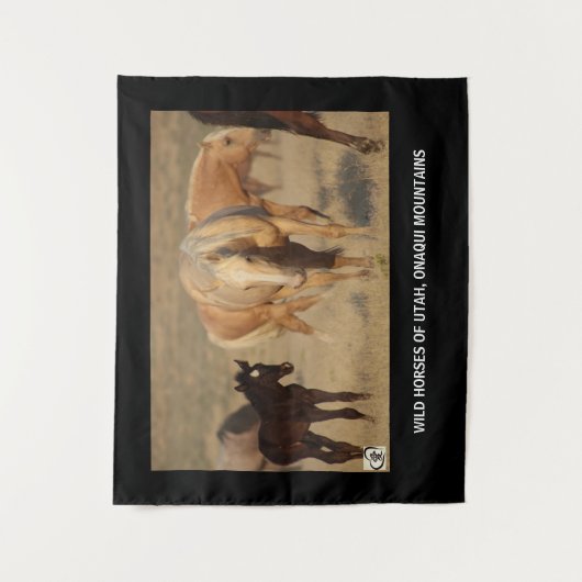 VRIENDELIJKE HOREN VAN UTAH, ONAQUI MOUNTAINS WANDKLEED (Voorkant)