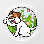 Vriendelijke hotDay Fresh Water Window Sign. Raamsticker (Vel)