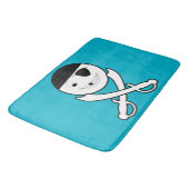 Vriendelijke Jolly Roger Bath Mat (Gekanteld)