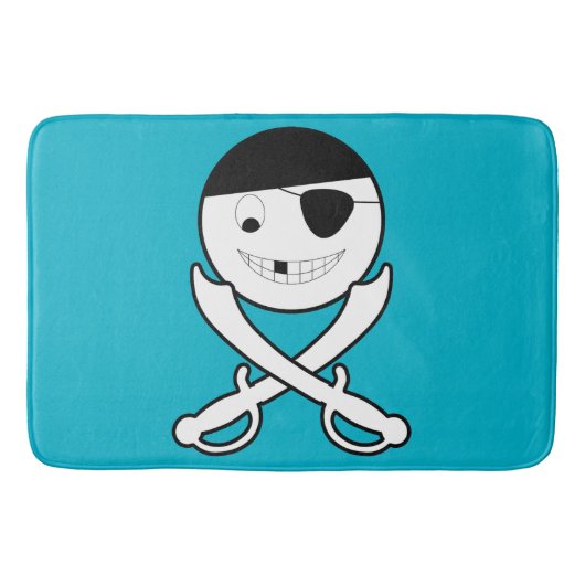 Vriendelijke Jolly Roger Bath Mat (Voorkant)