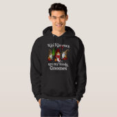 Vriendelijke kabouters zijn mijn gnoom buffel gesp hoodie (Voorkant volledig)