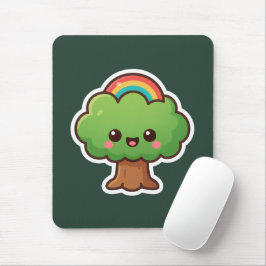 Vriendelijke Kawaii Tree Muismat