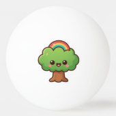 Vriendelijke Kawaii Tree Pingpongbal (Voorkant)