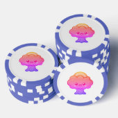 Vriendelijke Kawaii Tree Poker Chips (Opstapeling)